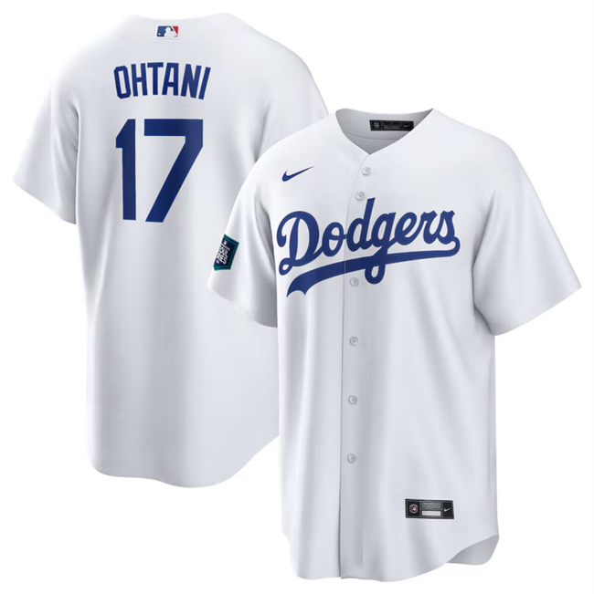 Youth Los Angeles Dodgers #17 Shohei Ohtani White 2024 World Tour Seoul Series Home Stitched Baseball Jersey Youth Los Angeles Dodgers #17 Shohei Ohtani White 2024 World Tour Seoul Series Home Stitched Baseball Jersey
